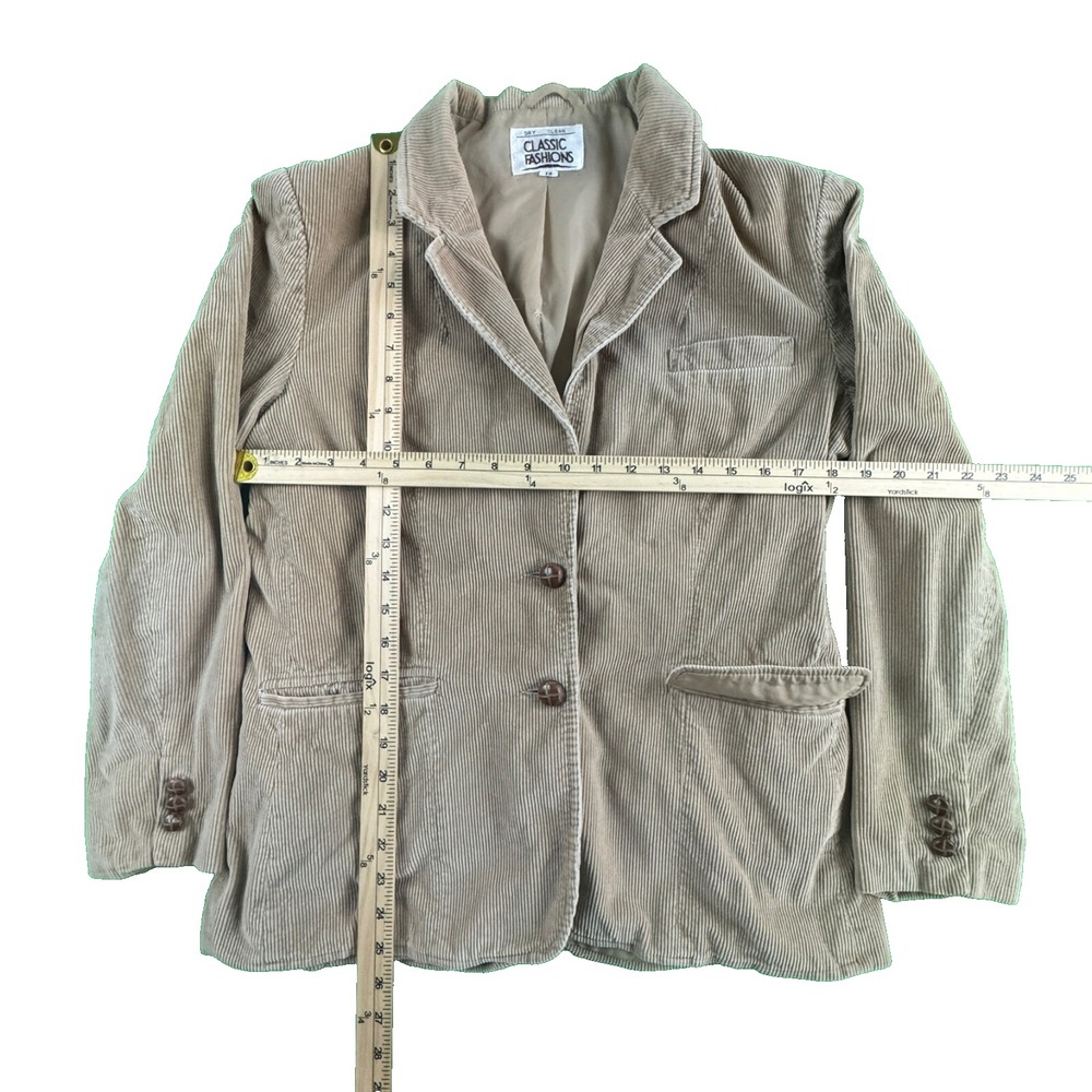 Classic Fashions, Cordroy Blazer - Picture 1 of 2